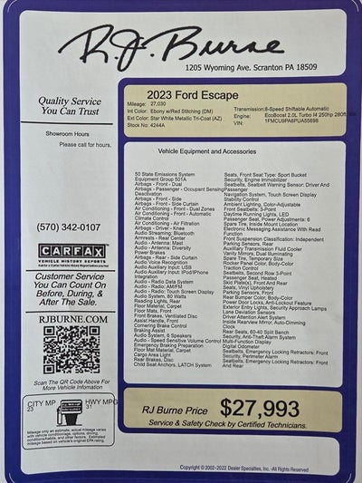 2023 Ford Escape ST-Line Elite