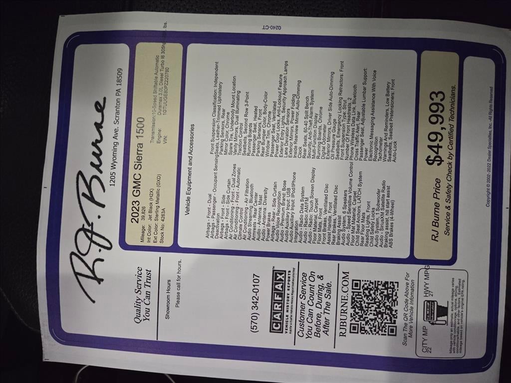 2023 GMC Sierra 1500 Denali