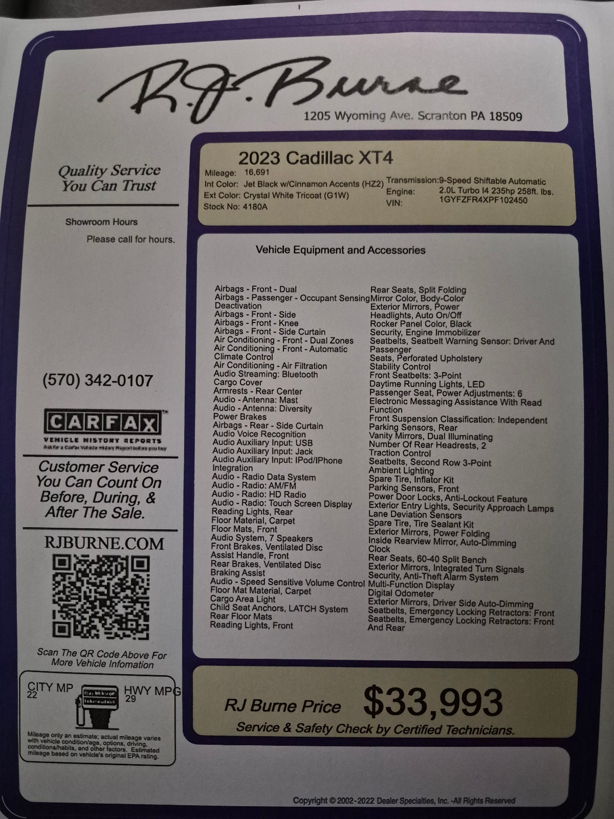 2023 Cadillac XT4 Sport