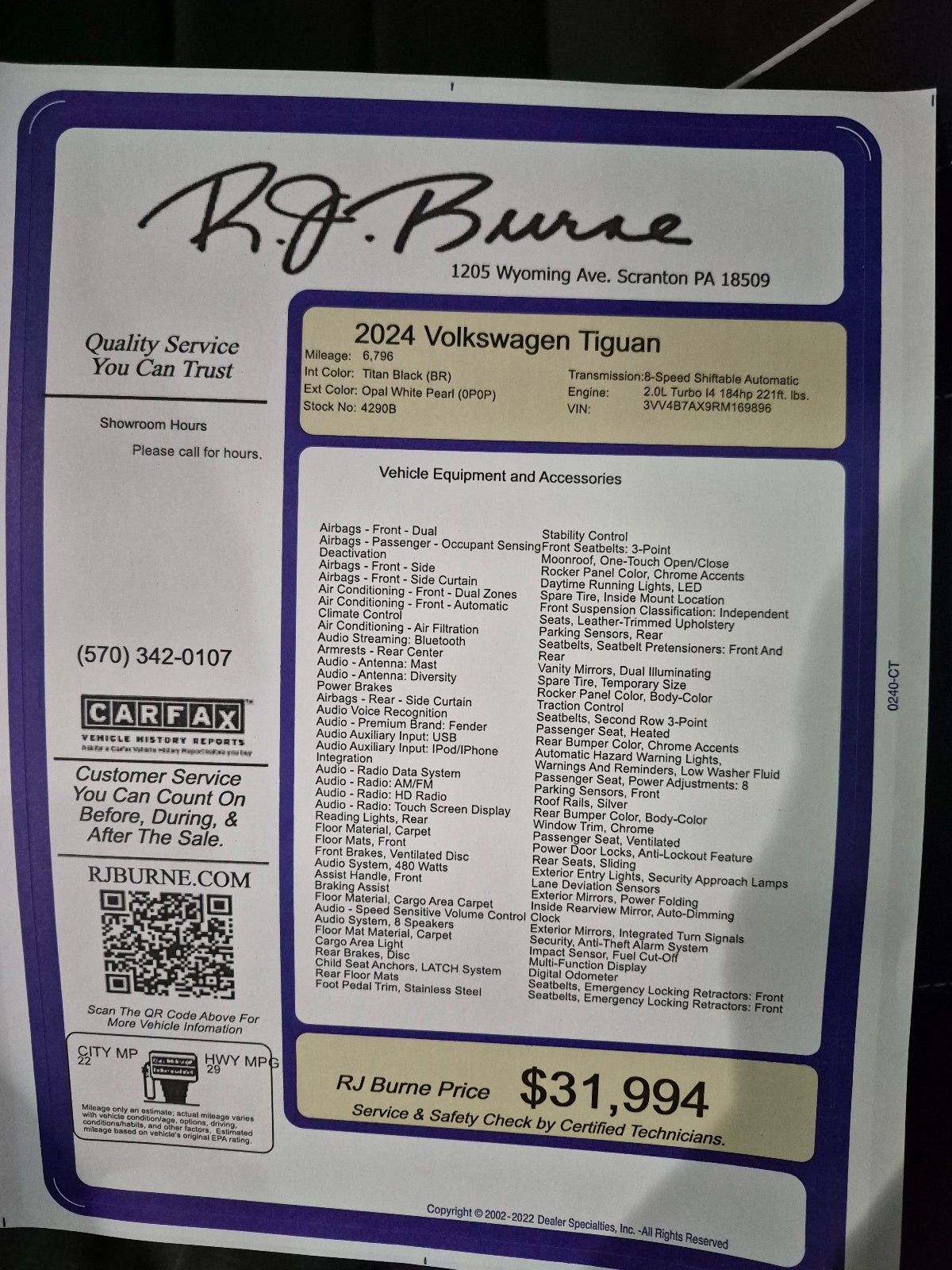 2024 Volkswagen Tiguan SEL R-Line