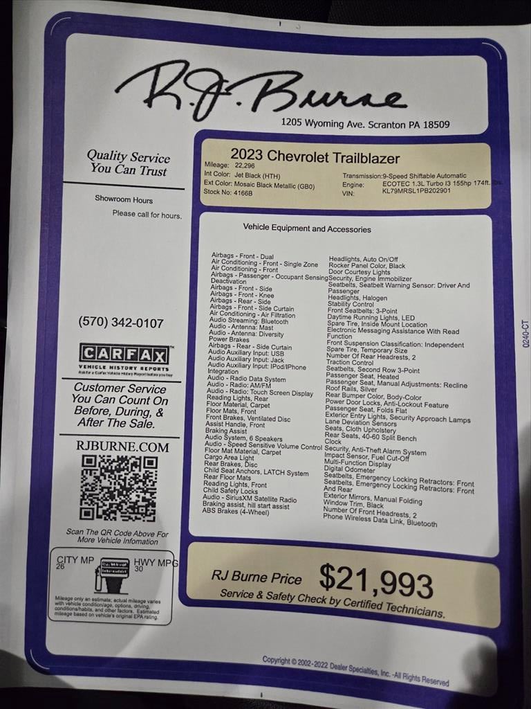 2023 Chevrolet Trailblazer LT